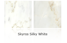 Skyros white marble